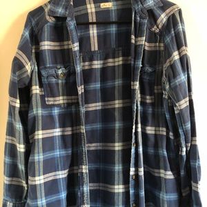 Blue boyfriend flannel
